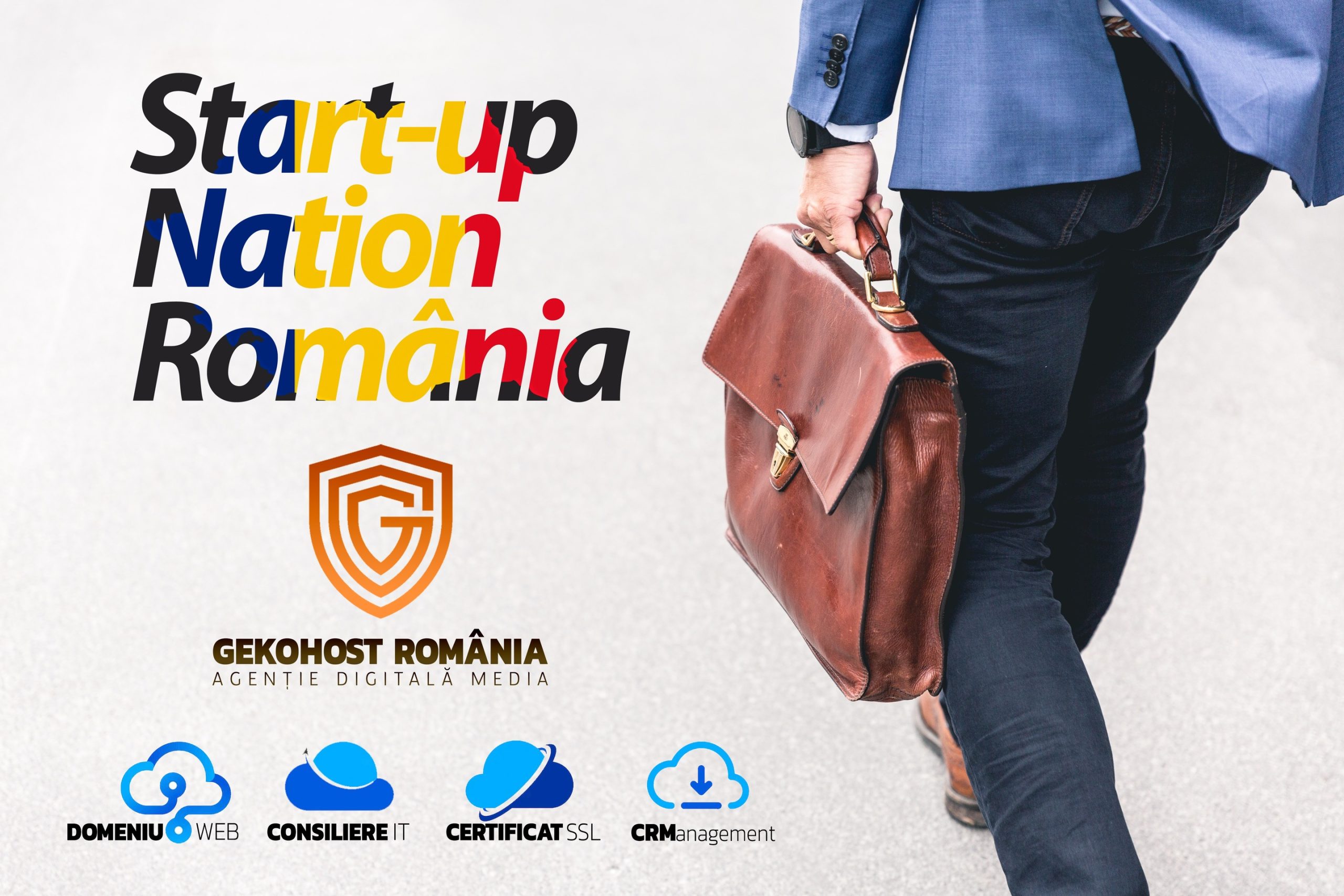 Ofertă Start-up - pachete de cont + domeniu + website pentru IMM-uri în rate